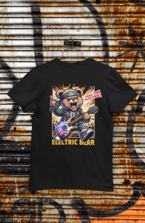 Tshirt Koszulka Bawełna Electric Bear, Feel The Electric 190 g/m²