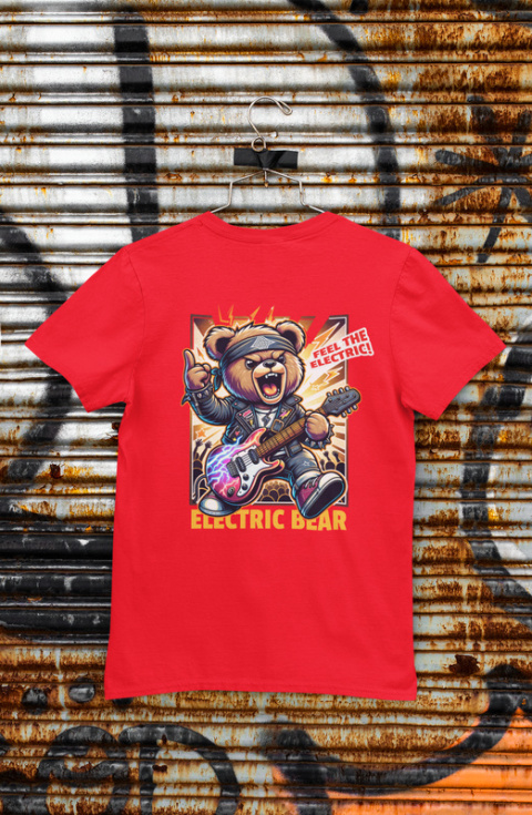 Tshirt Koszulka Bawełna Electric Bear, Feel The Electric 190 g/m²