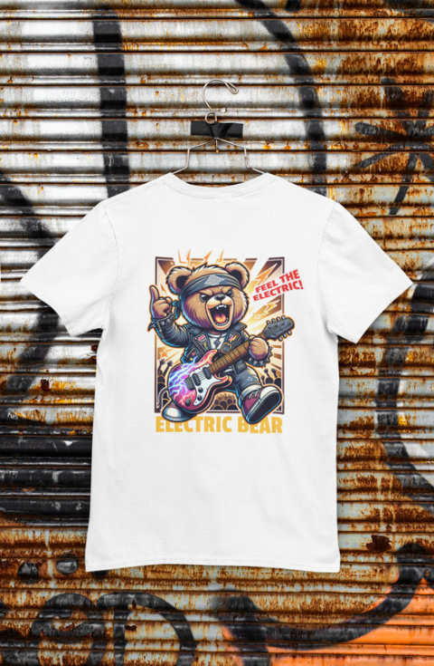 Tshirt Koszulka Bawełna Electric Bear, Feel The Electric 190 g/m²