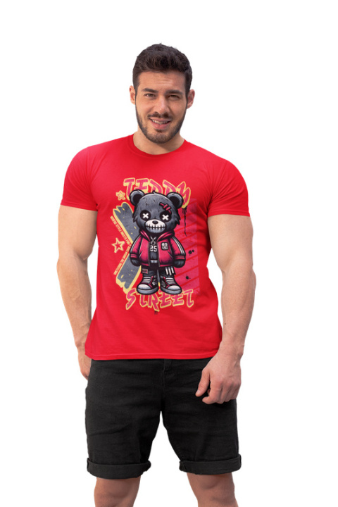 Tshirt Koszulka Bawełna Haunted Teddy Bear 190 g/m²