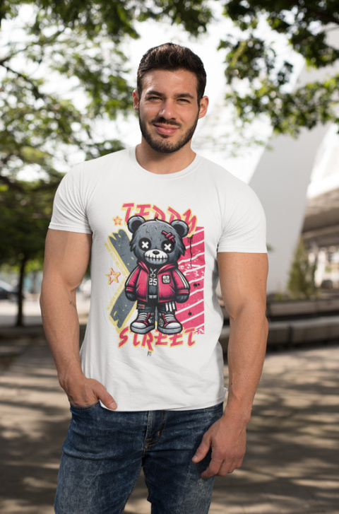 Tshirt Koszulka Bawełna Haunted Teddy Bear 190 g/m²