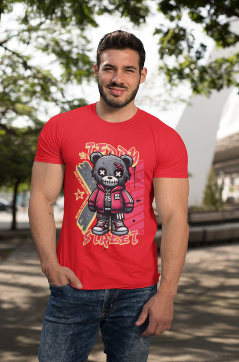 Tshirt Koszulka Bawełna Haunted Teddy Bear 190 g/m²