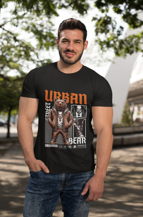 Tshirt Koszulka Bawełna Urban,Street Bear / 170 g/m²