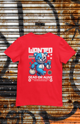 Tshirt Koszulka Bawełna Wanted dead or alive / 190 g/m²