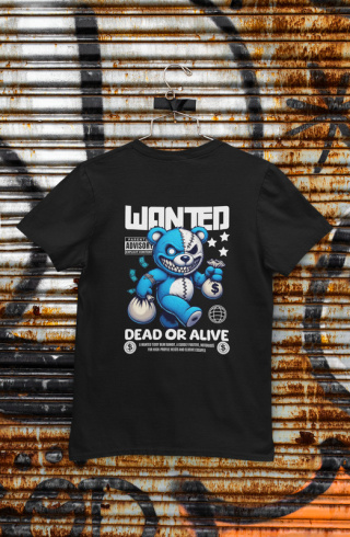 Tshirt Koszulka Bawełna Wanted dead or alive / 190 g/m²